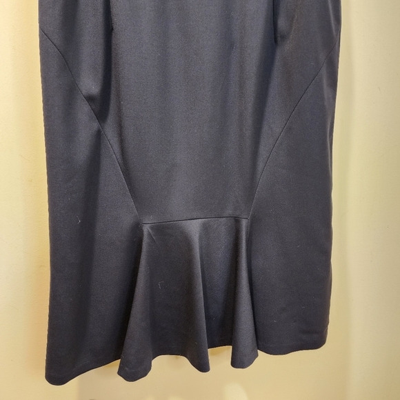 LAFAYETTE 148 Black Wool  Knee Length Skirt  size 10 - Picture 11 of 14